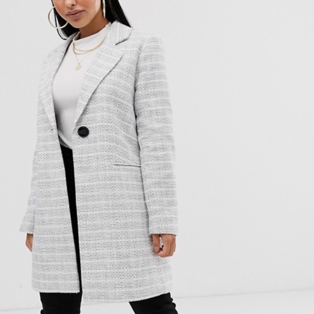 ASOS DESIGN Petite textured coat